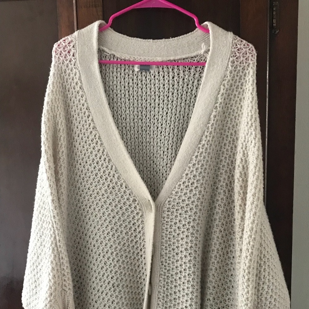 Cream cardigan